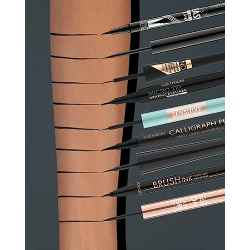 Catrice It's Easy Black Liner tekuté oční linky odstín 010 BLACKEST BLACK 1 ml