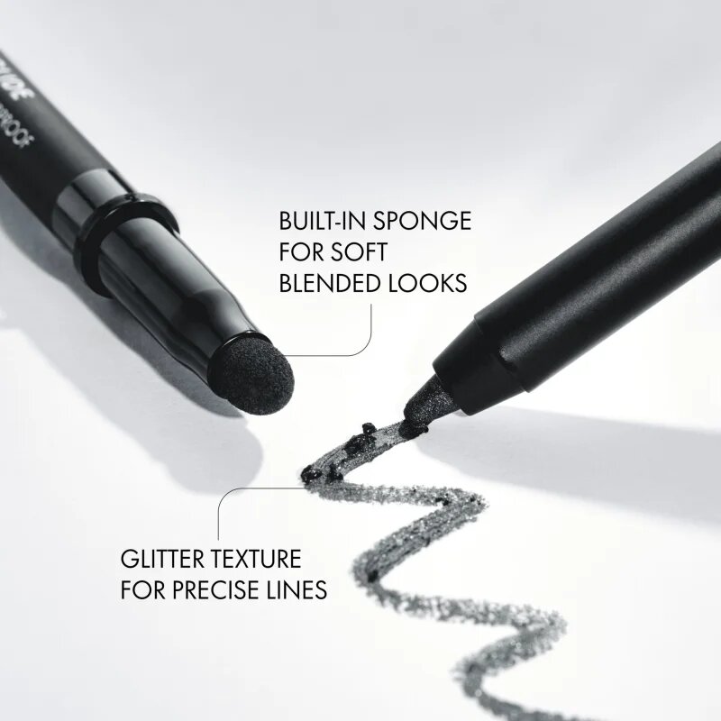 Catrice Jewel Glide Effect Eye Pencil voděodolná tužka na oči pro třpytivý lesk odstín 010 Black Diamond 1.5 g