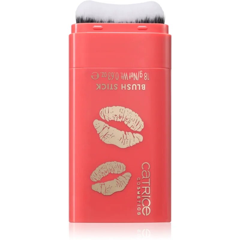 Catrice KISS & GLOW krémová tvářenka v tyčince odstín C01 Cheeky Flirt 18 g