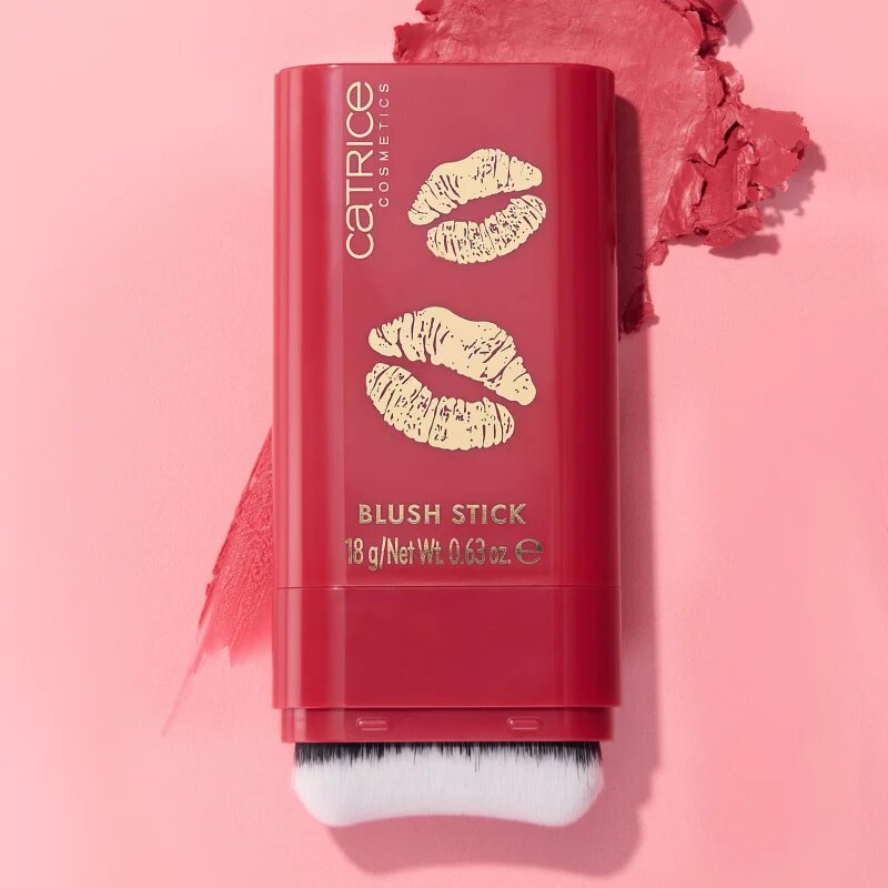 Catrice KISS & GLOW krémová tvářenka v tyčince odstín C02 Amor's Fave 18 g