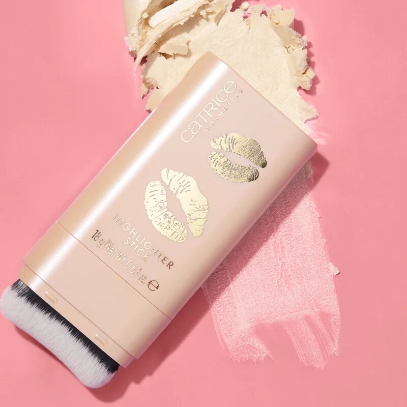 Catrice KISS & GLOW krémový rozjasňovač v tyčince odstín C01 Aurora Glow 18 g