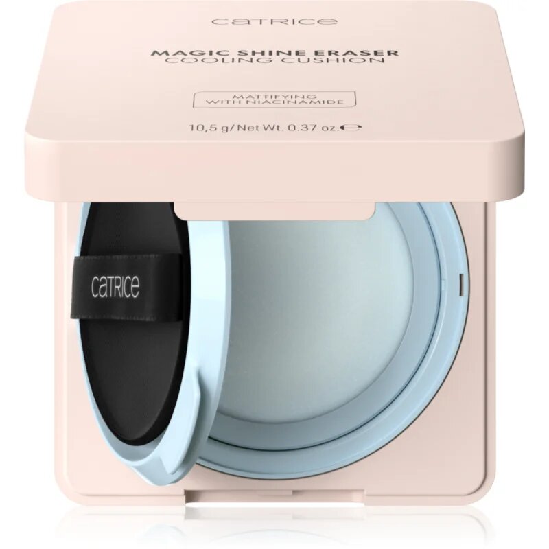 Catrice Magic Shine Eraser Cooling Cushion matující podkladová báze s chladivým účinkem odstín C010 Cool Cloud 10.5 g