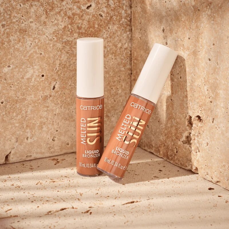 Catrice Melted Sun tekutý bronzer s matným efektem odstín 025 Beach Please 10 ml