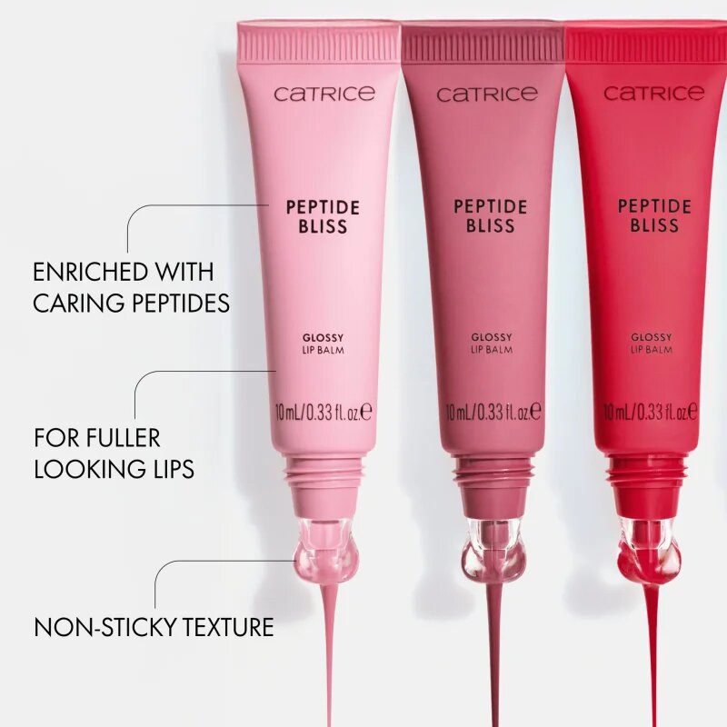 Catrice Peptide Bliss Glossy Lip Balm lesklý balzám na rty s peptidy odstín 020 Blissberry 10 ml