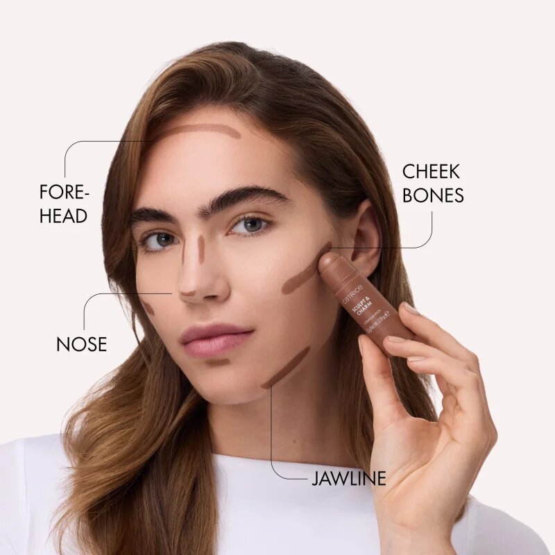 Catrice Sculpt & Charm Contour Stick konturovací tyčinka odstín 010 Ash 5.5 g