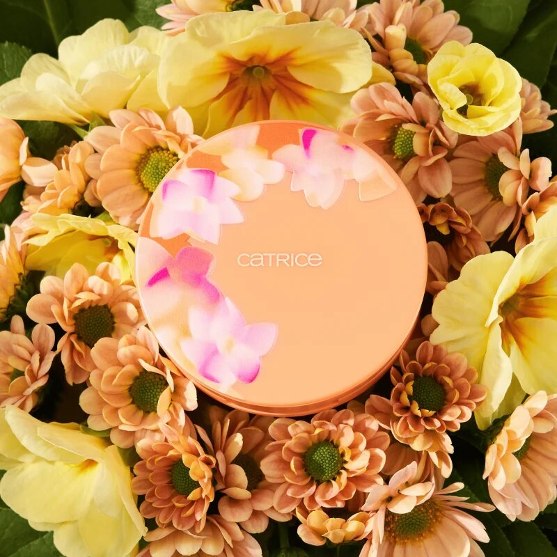 Catrice SEEKING FLOWERS rozjasňující pudr odstín C02 S-peachless 55 g