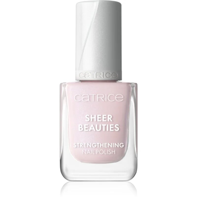 Catrice Sheer Beauties Strengthening Nail Polish posilující lak na nehty odstín 040 Fluffy Cotton Candy 10.5 ml