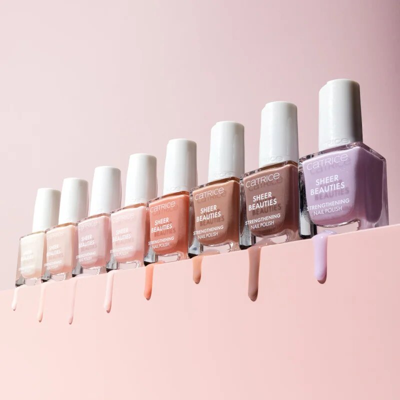 Catrice Sheer Beauties Strengthening Nail Polish posilující lak na nehty odstín 080 Lavender Whispers 10.5 ml