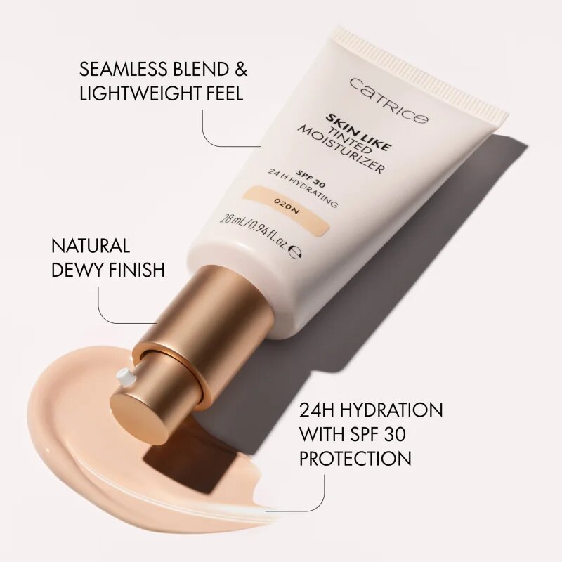Catrice Skin Like Tinted Moisturizer hydratační tónovací krém SPF 30 odstín 085N 28 ml