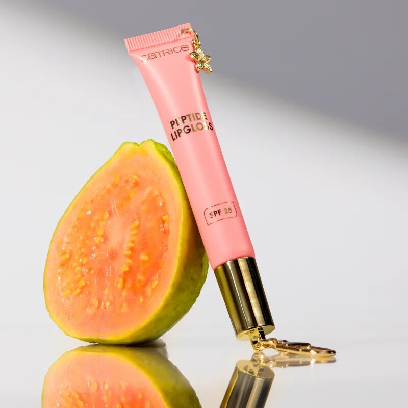 Catrice The Summer Edit Peptide Lipgloss lesk na rty s peptidy SPF 25 C02 GUava Jam 11.5 ml