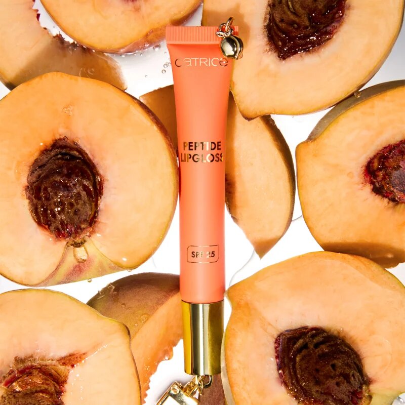 Catrice The Summer Edit Peptide Lipgloss lesk na rty s peptidy SPF 25 C03 Peach Iced Tea 11.5 ml