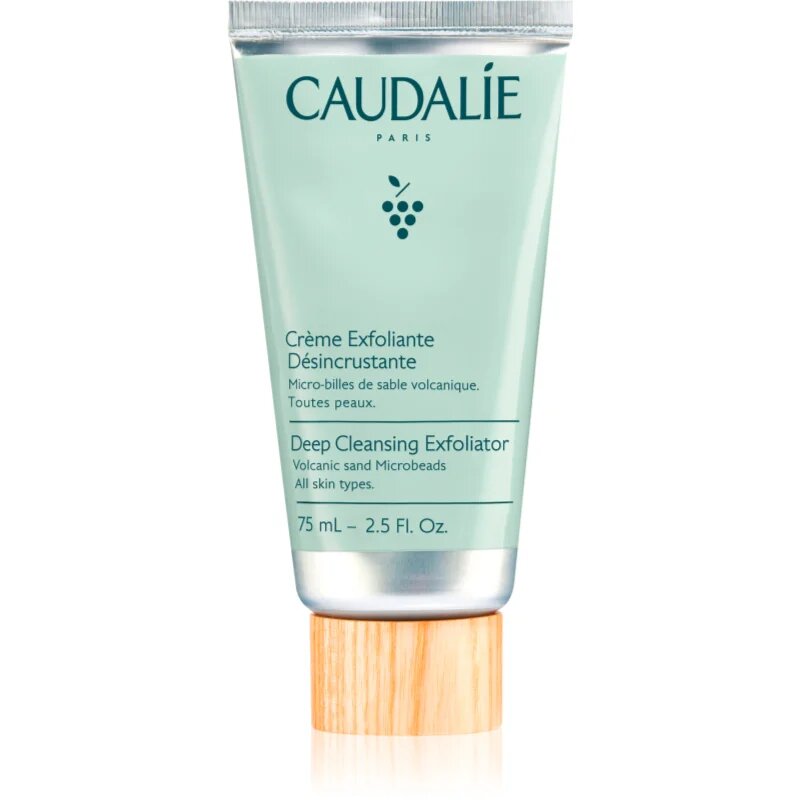 Caudalie Cleaners & Toners Deep Cleansing Exfoliator pleťový peeling pro hloubkové čištění 75 ml