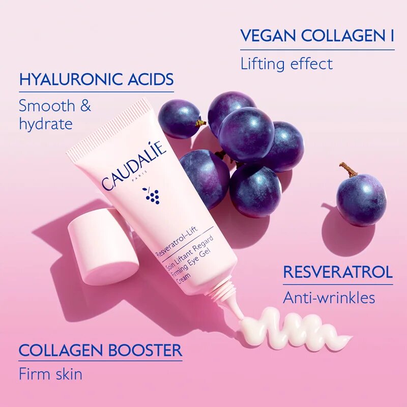 Caudalie Resveratrol-Lift intenzivní oční krém se zpevňujícím účinkem 15 ml