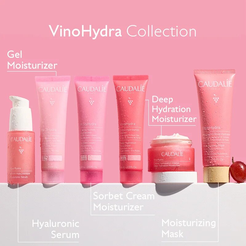 Caudalie VinoHydra Deep Hydration Moisturizer hloubkově hydratační krém pro suchou pleť 60 ml