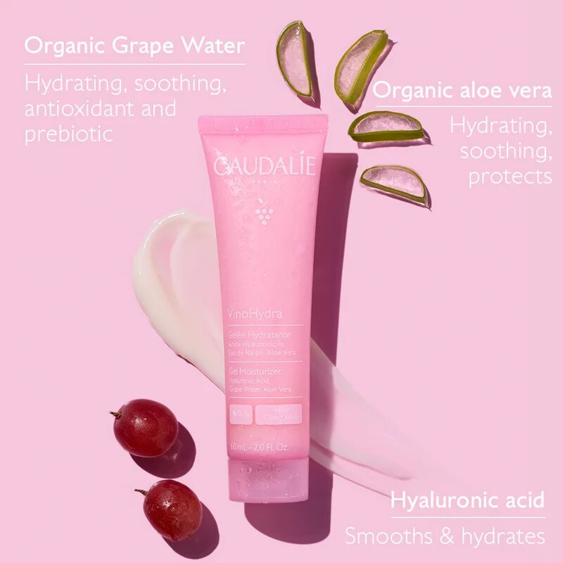 Caudalie VinoHydra Gel Moisturizer hydratační gel pro smíšenou pleť 60 ml