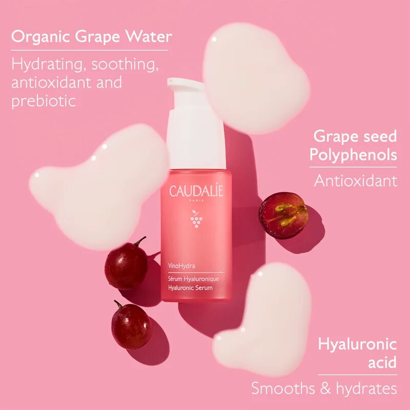 Caudalie VinoHydra Hyaluronic Serum hydratační sérum pro první vrásky 30 ml