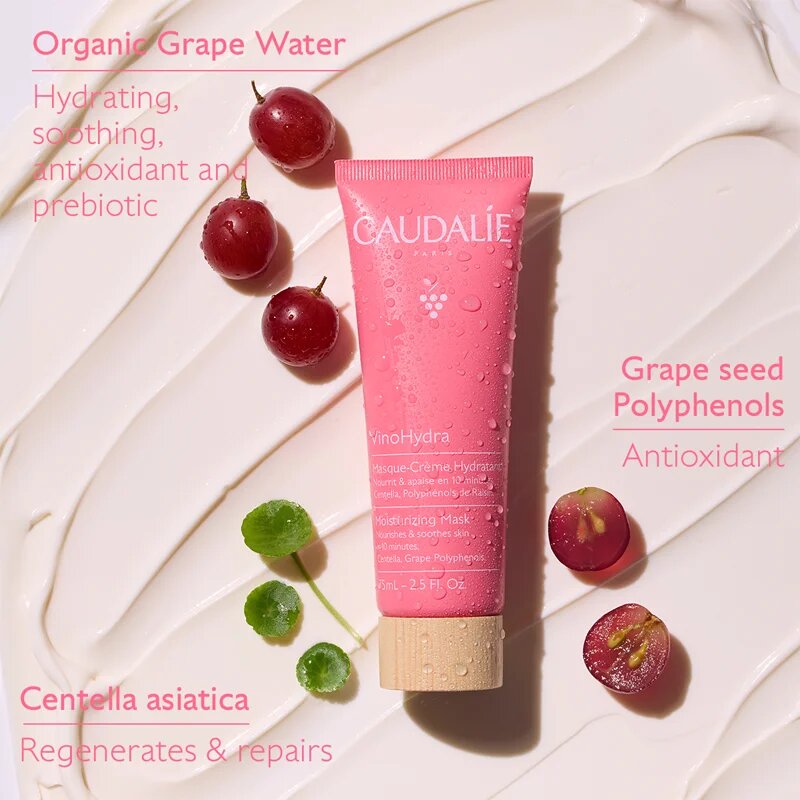 Caudalie VinoHydra Moisturizing Mask hydratační maska s vyživujícím účinkem 75 ml