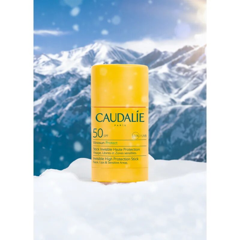 Caudalie Vinosun ochranná péče proti slunečnímu záření na obličej a citlivá místa SPF 50 15 g