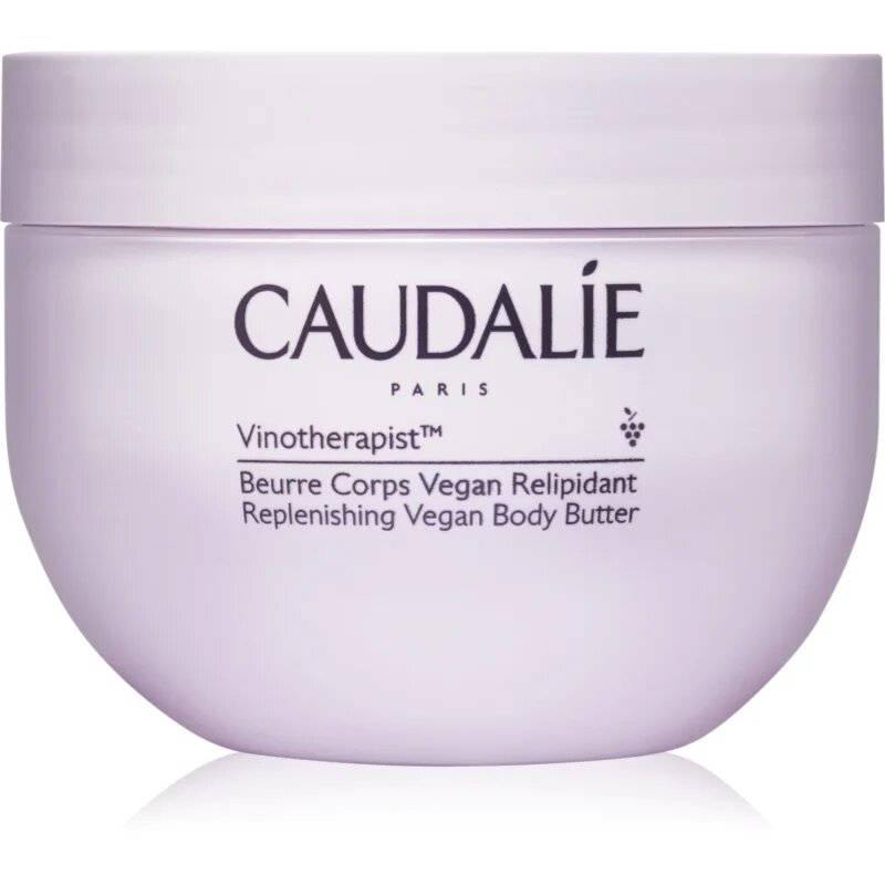 Caudalie Vinotherapist Replenishing Vegan Body Butter intenzivně hydratační tělové máslo pro suchou až velmi suchou pokožku 250 ml