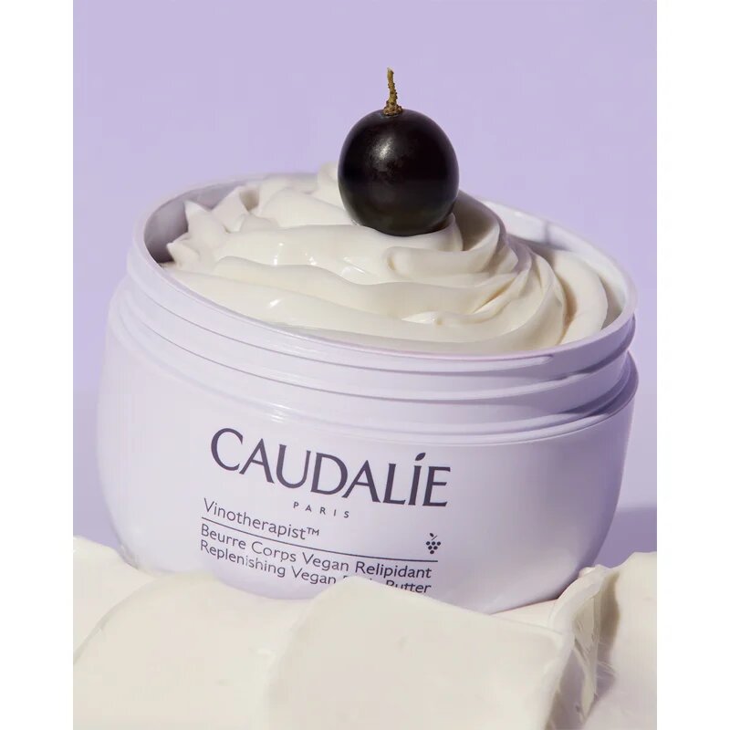 Caudalie Vinotherapist Replenishing Vegan Body Butter intenzivně hydratační tělové máslo pro suchou až velmi suchou pokožku 250 ml