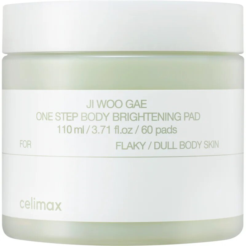 celimax Ji Woo Gae One Step Body Brightening Pad exfoliační polštářky na tělo 60 ks
