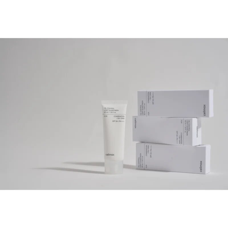 celimax Oil Control Light Sunscreen krém na opalování SPF 50+ pro mastnou a smíšenou pleť 40 ml