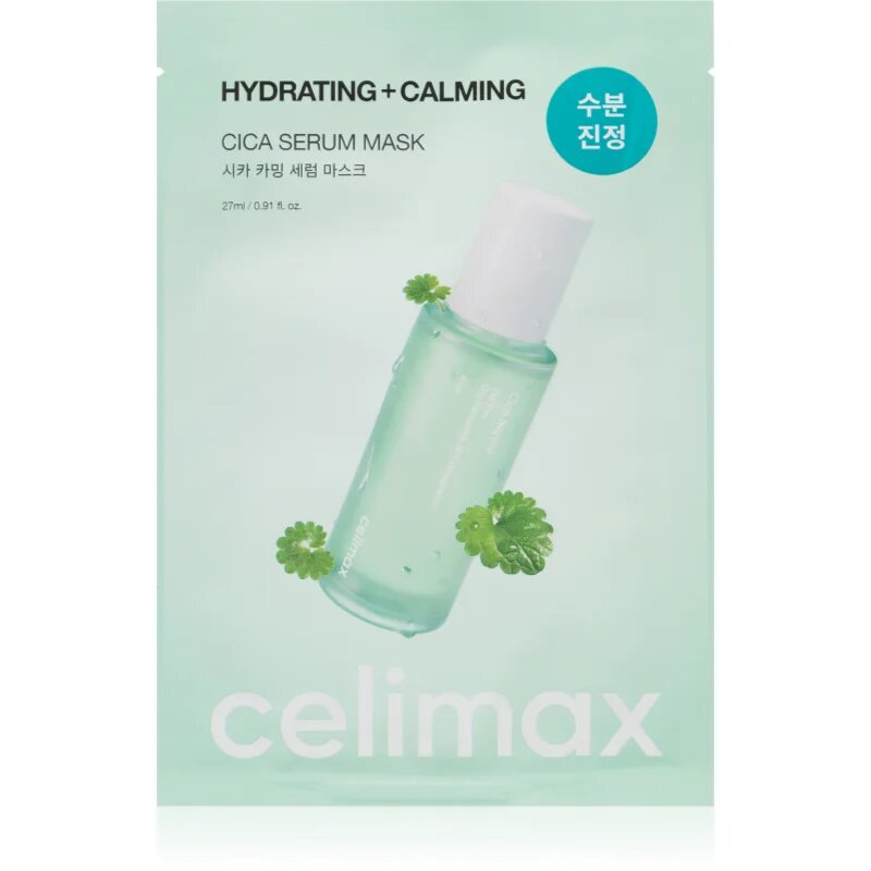 celimax The Real Cica intenzivní hydrogelová maska pro zklidnění pleti 27 ml