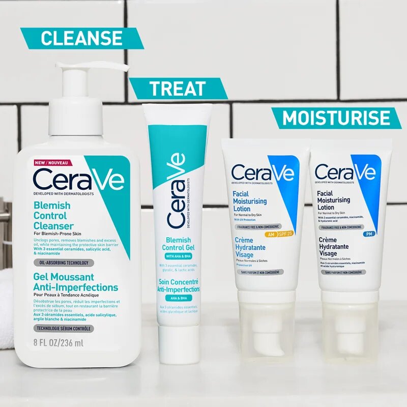 CeraVe Cleansers Blemish Control Cleanser sada pro problematickou pleť