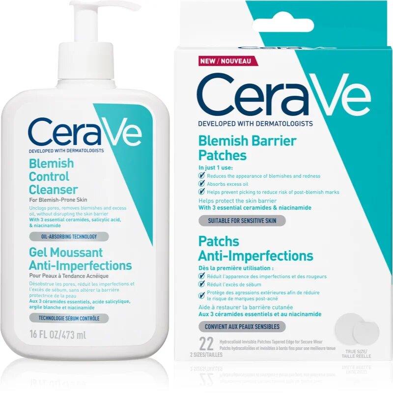 CeraVe Cleansers Blemish Control Cleanser sada pro problematickou pleť akné