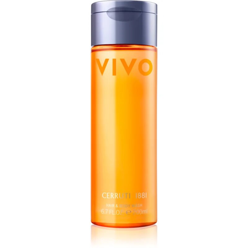 Cerruti 1881 Vivo sprchový gel na tělo a vlasy pro muže 200 ml