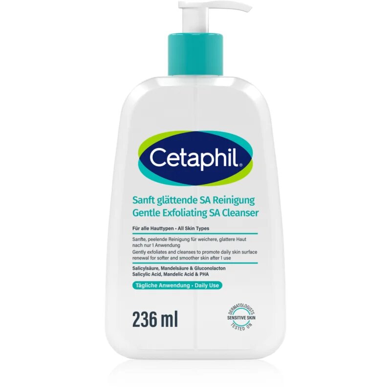 Cetaphil Gentle Exfoliating SA Cleanser jemný exfoliační gel pro všechny typy pleti 236 ml