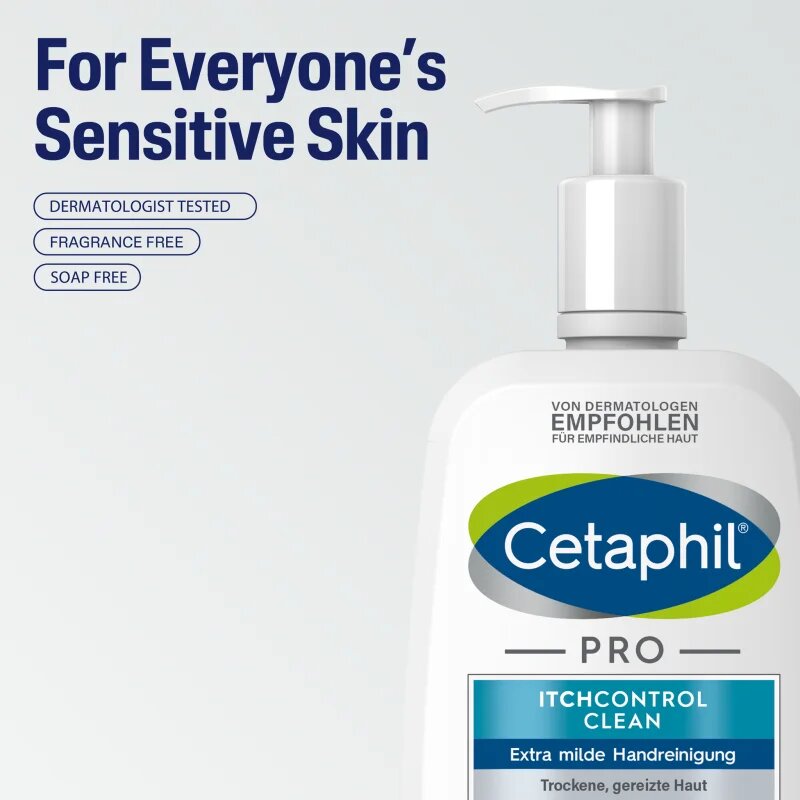 Cetaphil PRO ItchControl Clean jemné tekuté mýdlo na ruce 236 ml