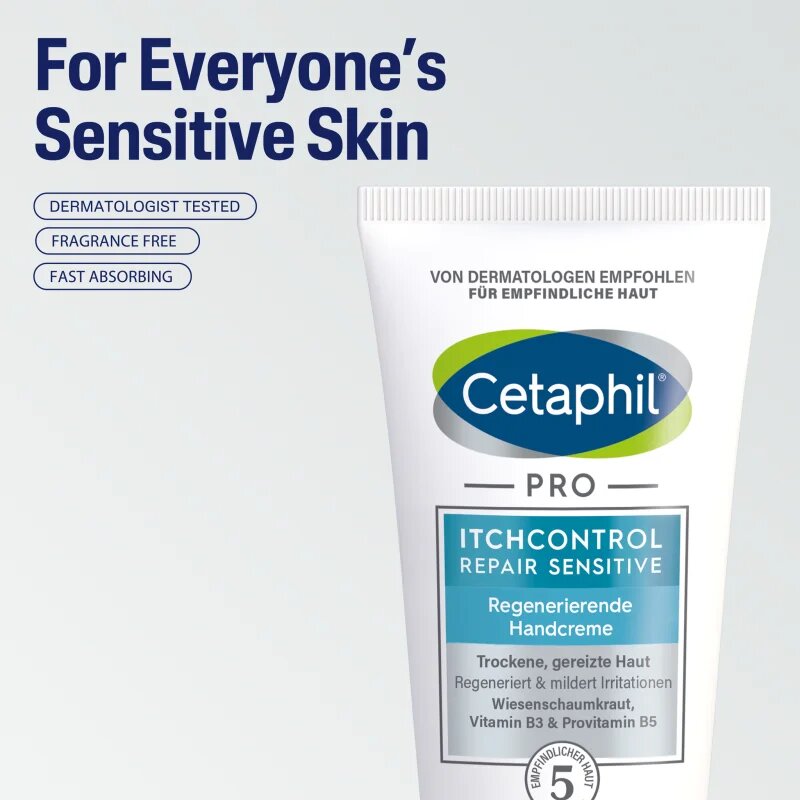 Cetaphil PRO ItchControl Repair Sensitive Regenerating Hand Cream regenerační krém na ruce pro citlivou pokožku 50 ml
