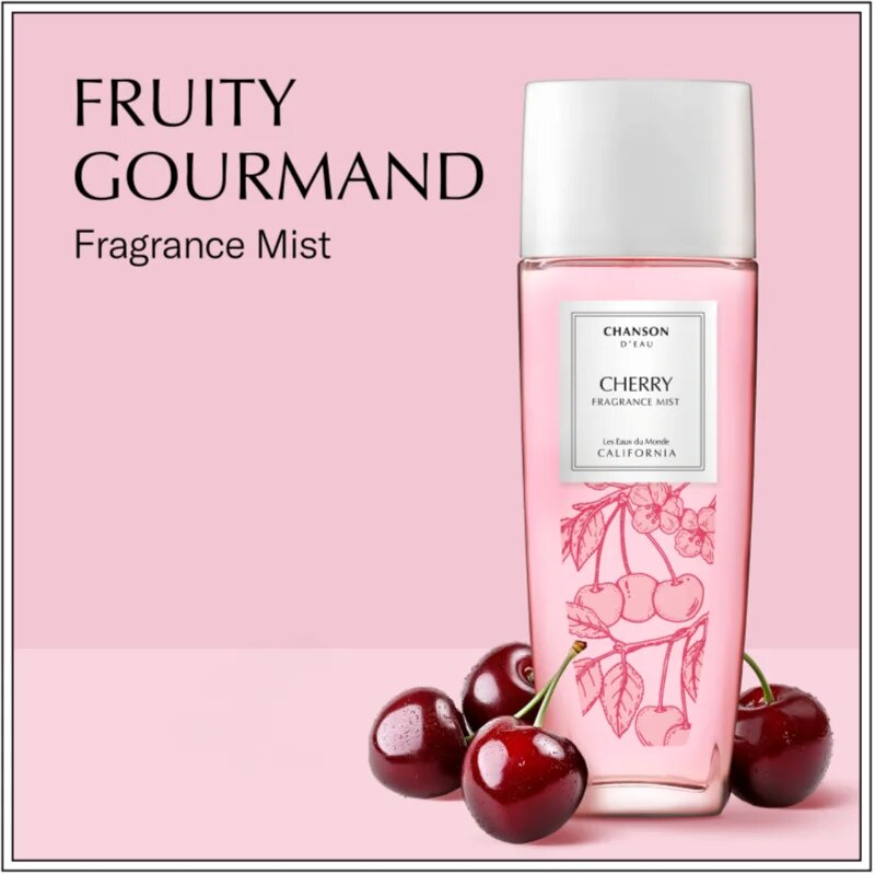 Chanson d'Eau Les Eaux Du Monde Cherry tělový sprej pro ženy 75 ml