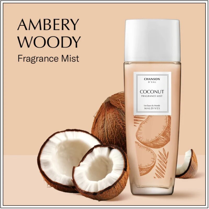 Chanson d'Eau Les Eaux Du Monde Coconut tělový sprej pro ženy 75 ml