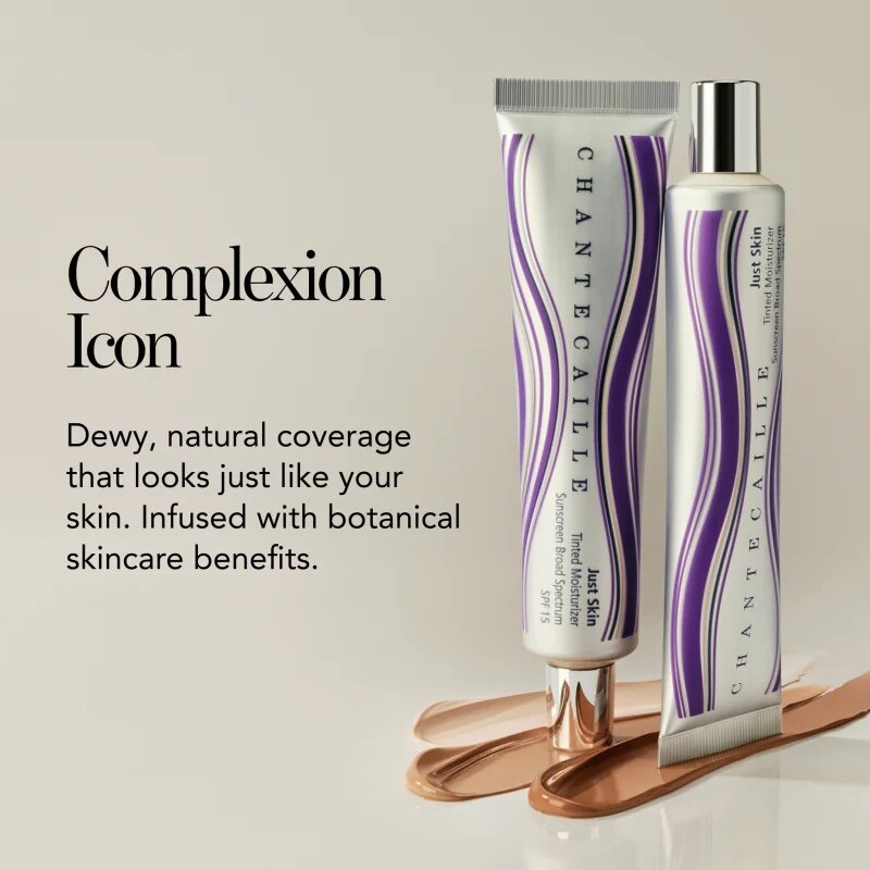 Chantecaille Just Skin Tinted Moisturizer tónovací hydratační krém s rozjasňujícím účinkem SPF 15 Chesnut 35 g
