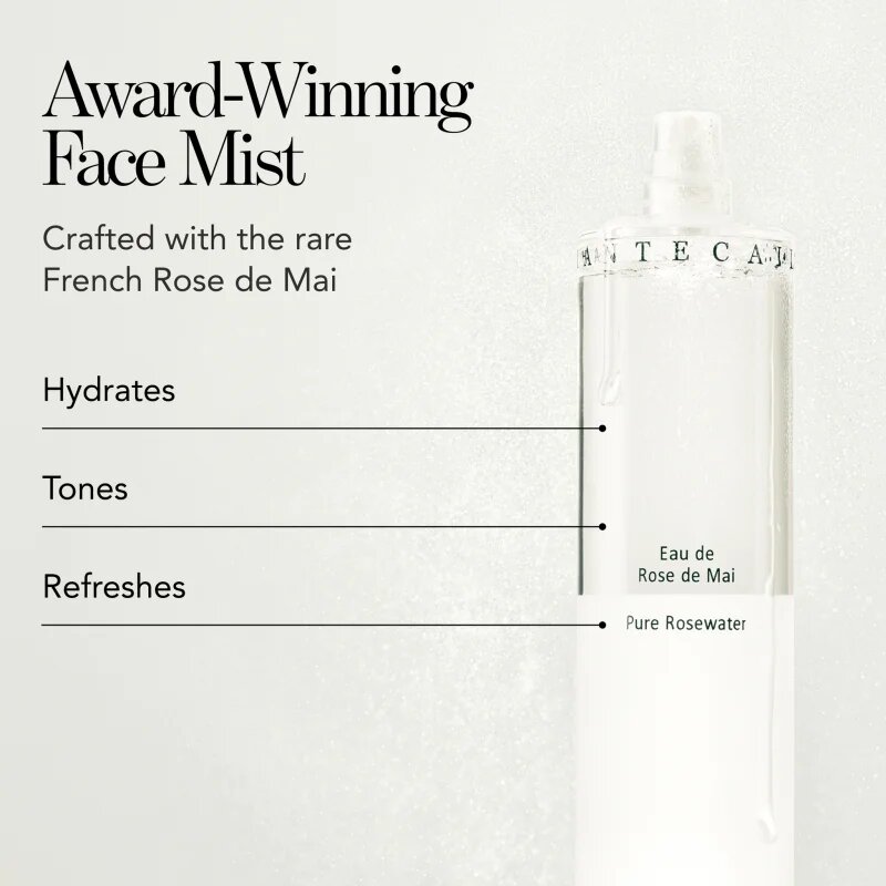 Chantecaille Pure Rosewater Travel Size hydratační zklidňující a osvěžující sprej 45 ml