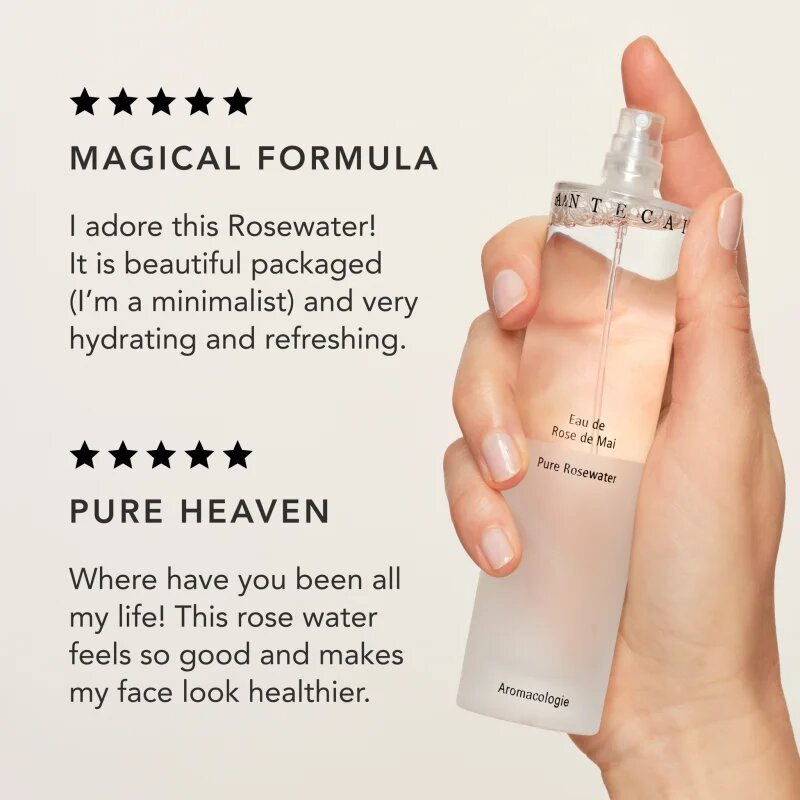 Chantecaille Pure Rosewater Travel Size hydratační zklidňující a osvěžující sprej 45 ml