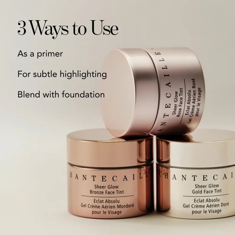 Chantecaille Sheer Glow Face Tint tónovací gel pro rozjasnění a vyhlazení pleti 30 g