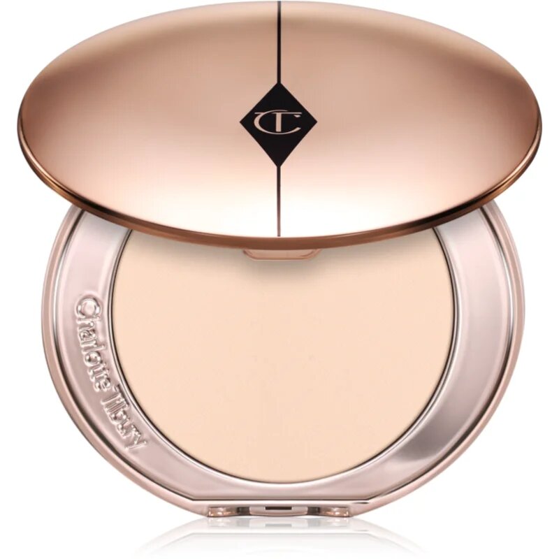 Charlotte Tilbury Airbrush Flawless Finish rozjasňující kompaktní pudr odstín 1 Fair 8 g