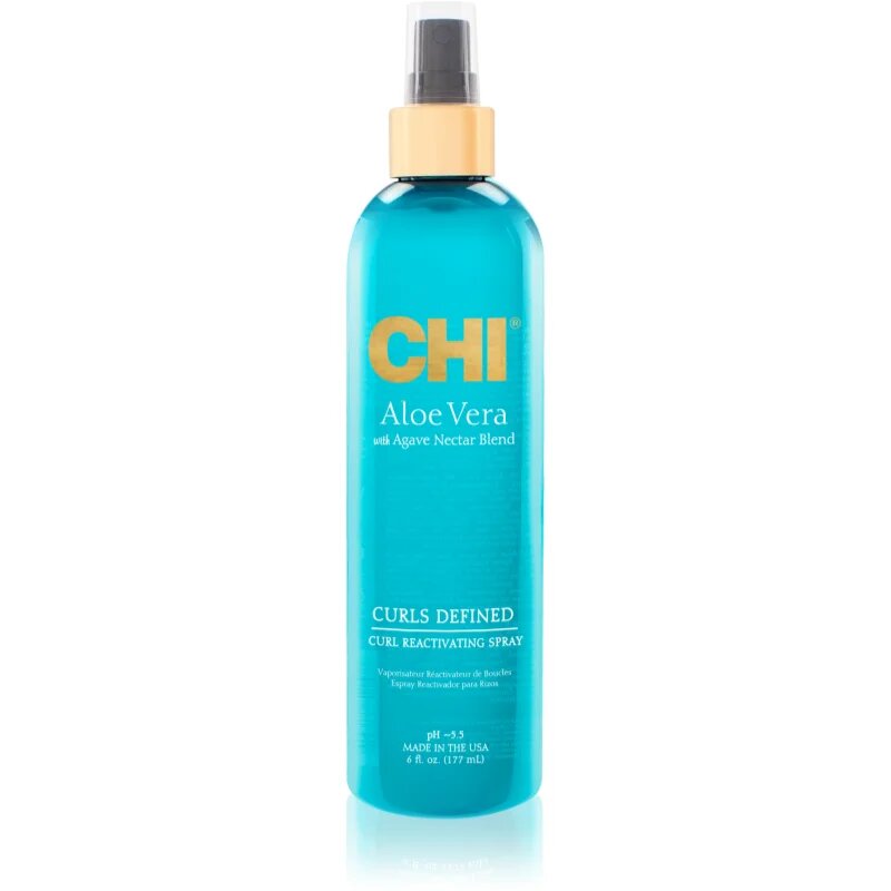 CHI Aloe Vera Curl Reactivating hydratační sprej pro vlnité a kudrnaté vlasy 177 ml