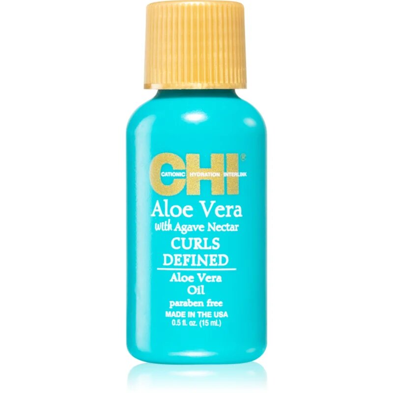 CHI Aloe Vera Curls Defined suchý olej pro kudrnaté vlasy 15 ml