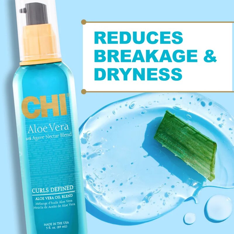 CHI Aloe Vera Curls Defined suchý olej pro kudrnaté vlasy 89 ml