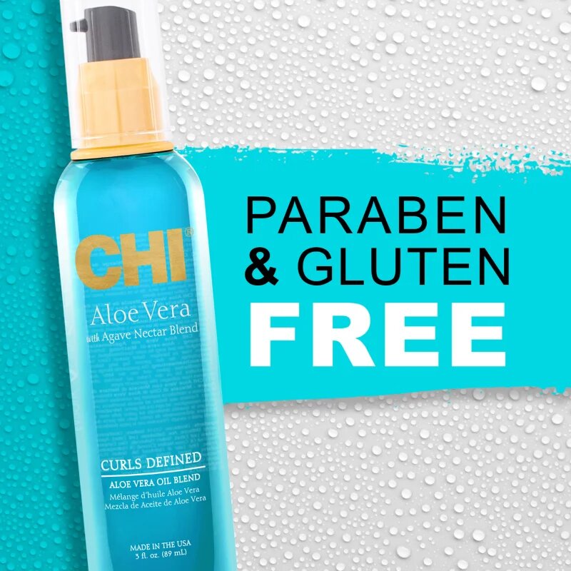CHI Aloe Vera Curls Defined suchý olej pro kudrnaté vlasy 89 ml