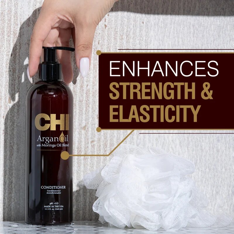 CHI Argan Oil Conditioner vyživující kondicionér pro suché a poškozené vlasy 340 ml