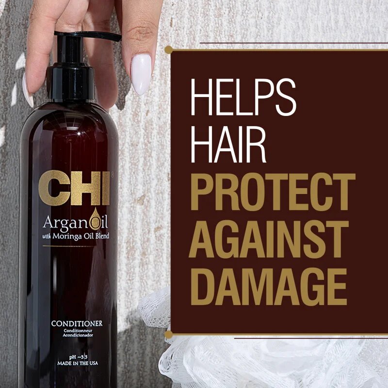 CHI Argan Oil Conditioner vyživující kondicionér pro suché a poškozené vlasy 739 ml