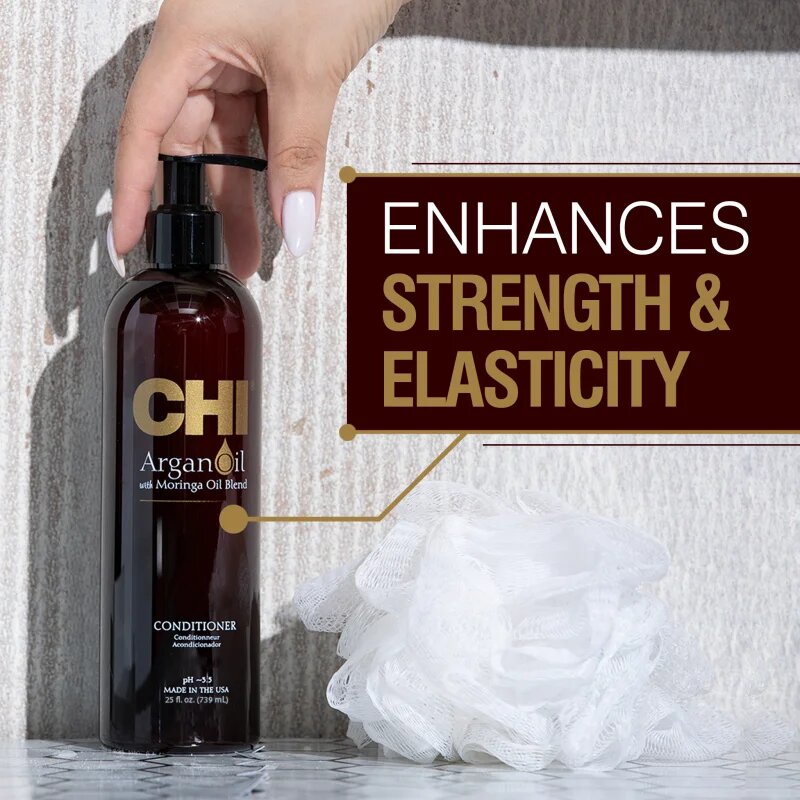 CHI Argan Oil Conditioner vyživující kondicionér pro suché a poškozené vlasy 739 ml