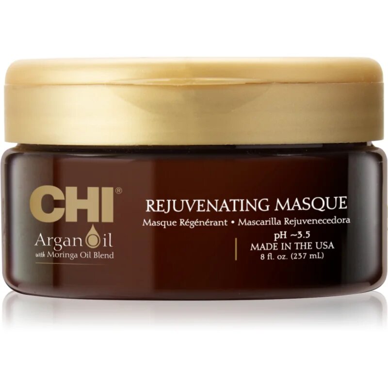 CHI Argan Oil Rejuvenating Masque vyživující maska pro suché a poškozené vlasy 237 ml