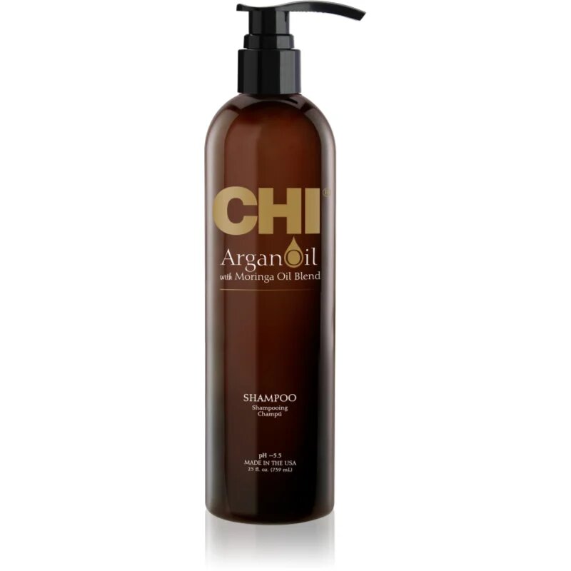 CHI Argan Oil Shampoo vyživující šampon pro suché a poškozené vlasy 739 ml