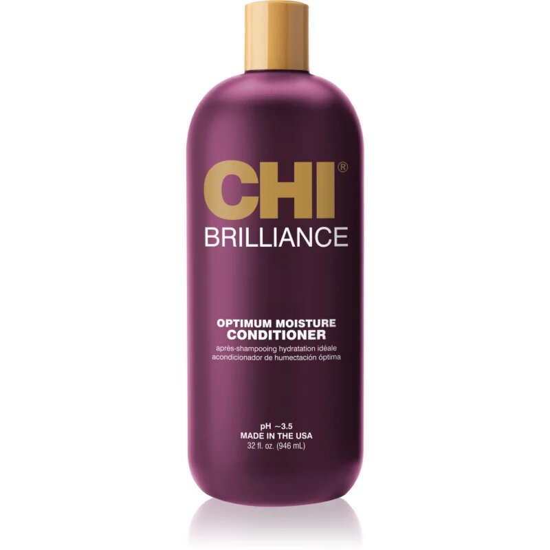CHI Brilliance Optimum Moisture Conditioner hydratační kondicionér pro suché a poškozené vlasy 946 ml